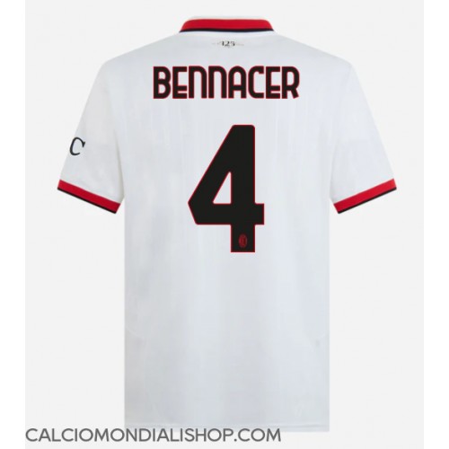 Maglie da calcio AC Milan Ismael Bennacer #4 Seconda Maglia 2024-25 Manica Corta